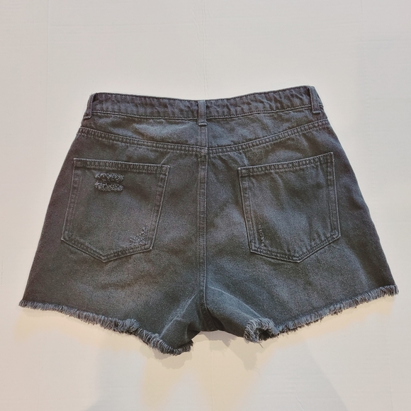 Wild Fable High Rise Black Distressed Shorts - Picture 4 of 6